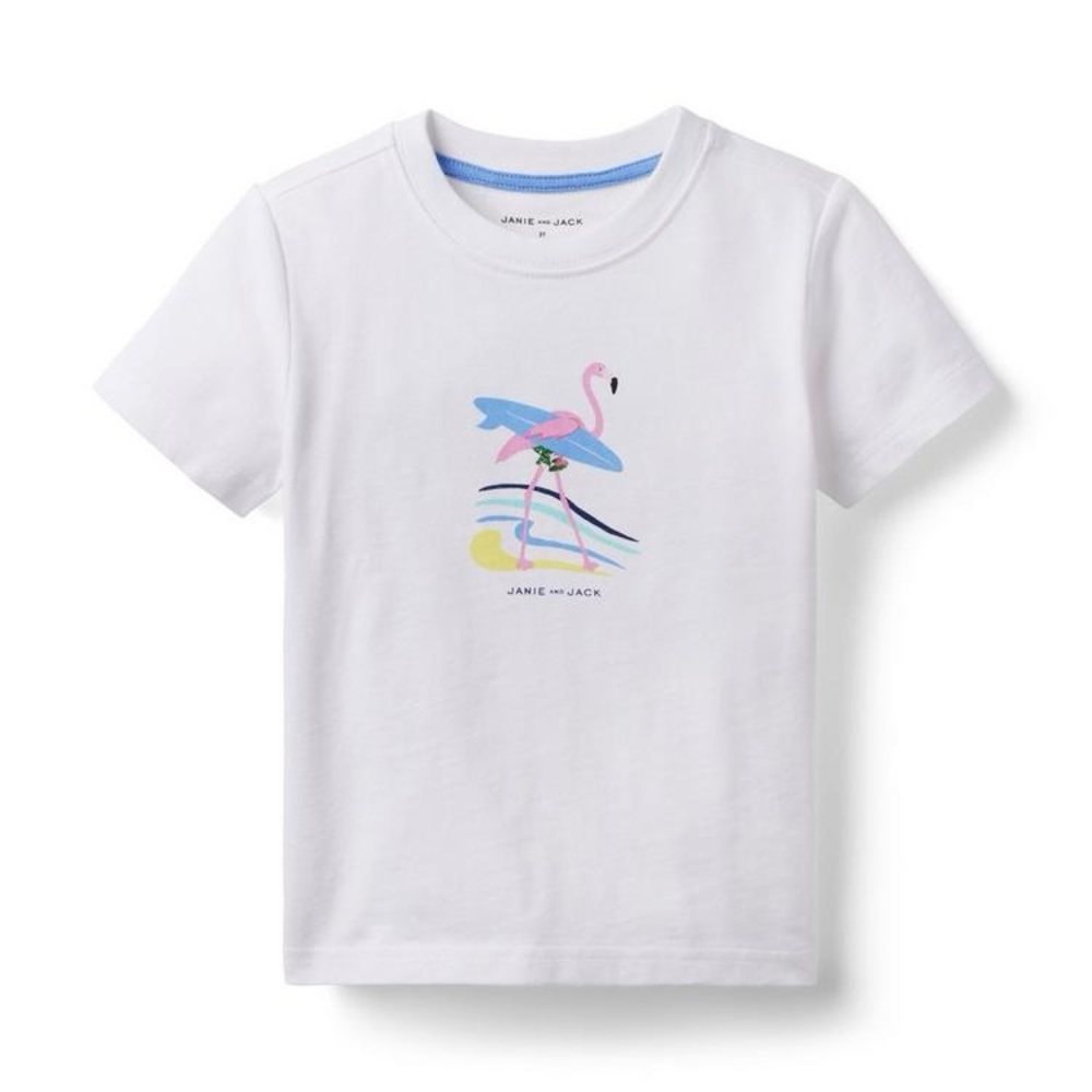 NWT Janie and Jack Flamingo Surfer Tee